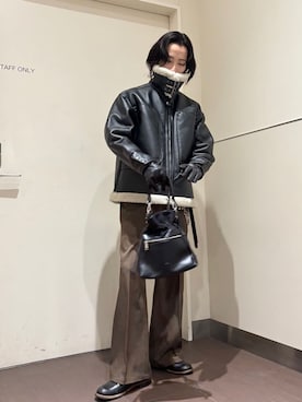 「tk.TAKEO KIKUCHI（ティーケータケオキクチ）のアイテム（ジャケット/アウター）」を使った、nanoshiiiiiさん（メンズ・171cm）の冬コーディネート