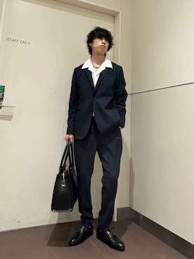 「tk.TAKEO KIKUCHI（ティーケータケオキクチ）のアイテム」を使った、nanoshiiiiiさん（メンズ・171cm）の春コーディネート