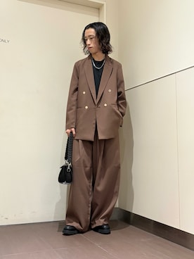 「アイテム（テーラードジャケット）」を使った、nanoshiiiiiさん（メンズ・171cm）の夏コーディネート