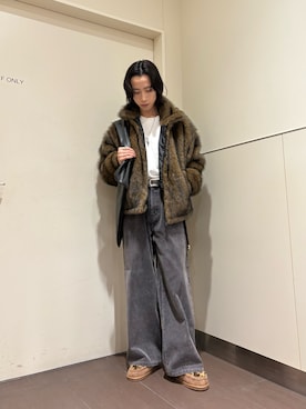 「tk.TAKEO KIKUCHI（ティーケータケオキクチ）のアイテム」を使った、nanoshiiiiiさん（メンズ・171cm）の冬コーディネート