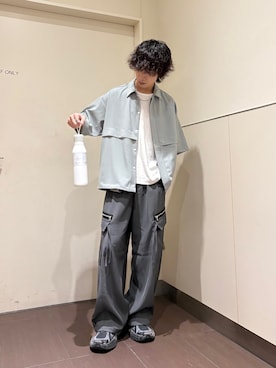 「tk.TAKEO KIKUCHI（ティーケータケオキクチ）のアイテム（アクセサリー）」を使った、nanoshiiiiiさん（メンズ・171cm）の夏コーディネート