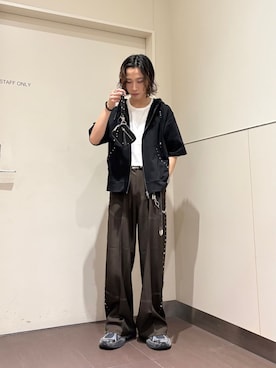 「tk.TAKEO KIKUCHI（ティーケータケオキクチ）のアイテム（財布/小物）」を使った、nanoshiiiiiさん（メンズ・171cm）の夏コーディネート