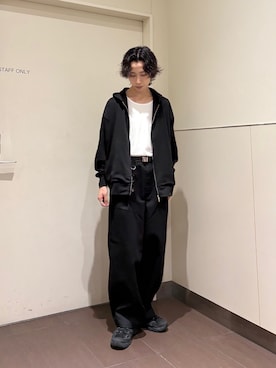 「tk.TAKEO KIKUCHI（ティーケータケオキクチ）のアイテム（パンツ）」を使った、nanoshiiiiiさん（メンズ・171cm）の秋コーディネート