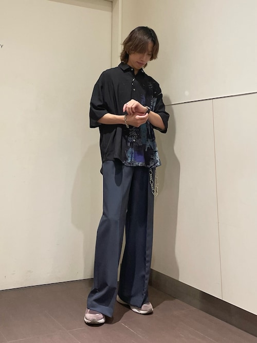 半袖ペイントシャツ