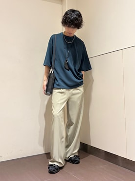 「tk.TAKEO KIKUCHI（ティーケータケオキクチ）のアイテム（アクセサリー）」を使った、nanoshiiiiiさん（メンズ・171cm）の夏コーディネート