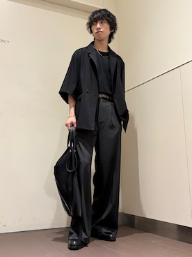 「tk.TAKEO KIKUCHI（ティーケータケオキクチ）のアイテム（シューズ）」を使った、nanoshiiiiiさん（メンズ・171cm）の夏コーディネート