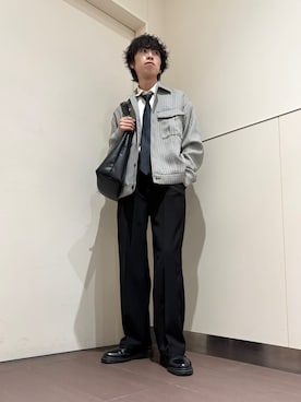 「tk.TAKEO KIKUCHI（ティーケータケオキクチ）のアイテム（ジャケット/アウター）」を使った、nanoshiiiiiさん（メンズ・171cm）の冬コーディネート