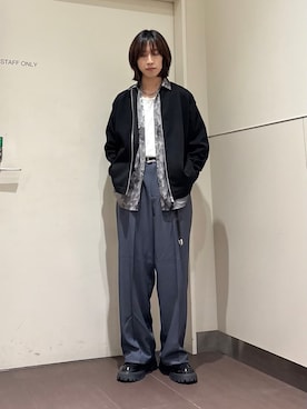 「tk.TAKEO KIKUCHI（ティーケータケオキクチ）のアイテム（ジャケット/アウター）」を使った、nanoshiiiiiさん（メンズ・171cm）の春コーディネート