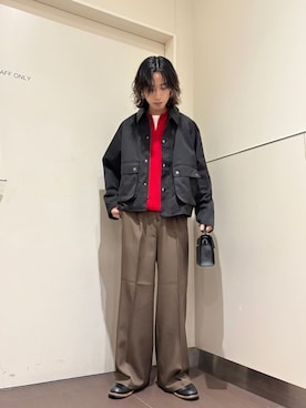 「tk.TAKEO KIKUCHI（ティーケータケオキクチ）のアイテム（ジャケット/アウター）」を使った、nanoshiiiiiさん（メンズ・171cm）の秋コーディネート
