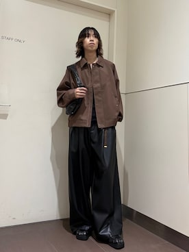 「tk.TAKEO KIKUCHI（ティーケータケオキクチ）のアイテム（シューズ）」を使った、nanoshiiiiiさん（メンズ・171cm）の秋コーディネート