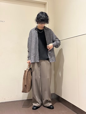 「tk.TAKEO KIKUCHI（ティーケータケオキクチ）のアイテム（トップス）」を使った、nanoshiiiiiさん（メンズ・171cm）の夏コーディネート