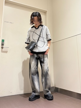 「バレルレッグ」｜nanoshiiiiiさん（メンズ・171cm）の夏コーディネート