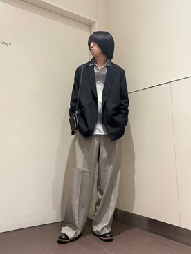 「tk.TAKEO KIKUCHI（ティーケータケオキクチ）のアイテム（ジャケット/アウター）」を使った、nanoshiiiiiさん（メンズ・171cm）の冬コーディネート