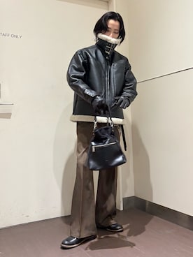 「tk.TAKEO KIKUCHI（ティーケータケオキクチ）のアイテム」を使った、nanoshiiiiiさん（メンズ・171cm）の冬コーディネート