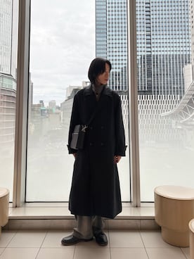 「tk.TAKEO KIKUCHI（ティーケータケオキクチ）のアイテム（その他パンツ）」を使った、nanoshiiiiiさん（メンズ・171cm）の秋コーディネート