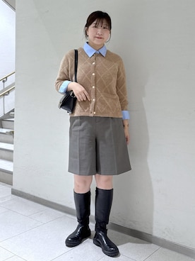 「イエベ春」｜おゆきさん（レディース・165cm）の冬コーディネート