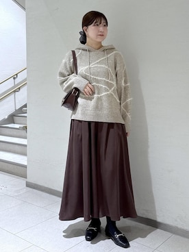 「アイテム（ショルダーバッグ）」を使った、おゆきさん（レディース・165cm・30代）の秋コーディネート