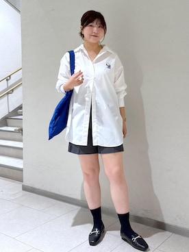 「アイテム（トートバッグ）」を使った、おゆきさん（レディース・165cm・20代）の夏コーディネート
