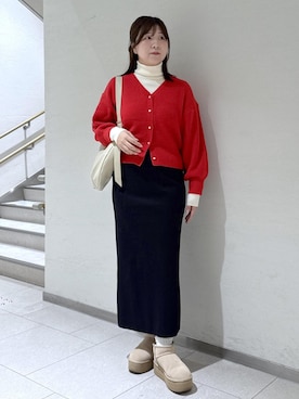 「ROPE' PICNIC（ロペピクニック）のアイテム」を使った、おゆきさん（レディース・165cm）の秋コーディネート