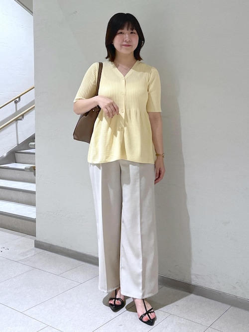 抗菌防臭・接触冷感・UVカット】カナパハイウエストパンツ