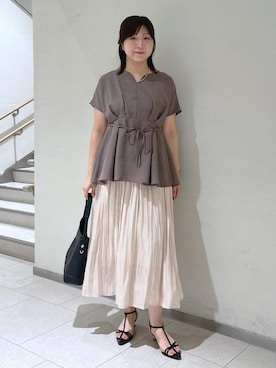 おゆきさん（レディース・165cm）の夏コーディネート