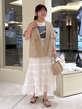 おゆきさん(レディース・165cm)の夏コーディネート
