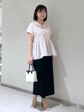 「アイテム（スカート）」を使った、おゆきさん（レディース・165cm・20代）の春コーディネート