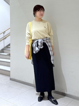 「アイテム（スカート）」を使った、おゆきさん（レディース・165cm・30代）の夏コーディネート
