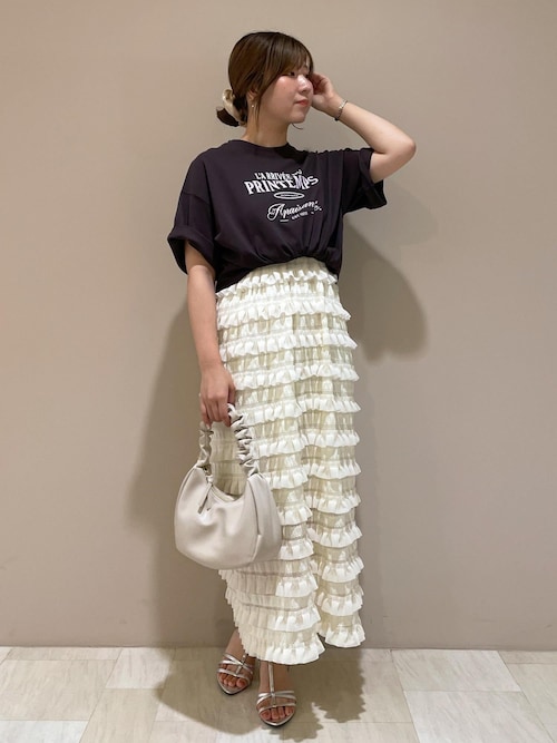 セール】フリルティアードノースリーブワンピース（ワンピース）｜ROPE