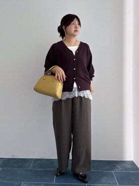 「イエベ春」｜おゆきさん（レディース・165cm）の秋コーディネート