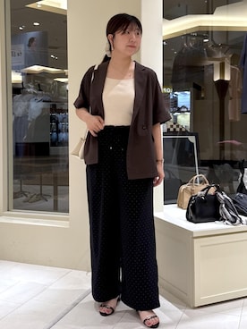 「お仕事コーデ」｜おゆきさん（レディース・165cm）の夏コーディネート