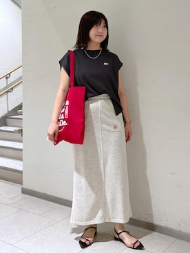 「アイテム（スカート）」を使った、おゆきさん（レディース・165cm・20代）の夏コーディネート