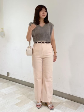 「ポシェット」｜おゆきさん（レディース・165cm）の夏コーディネート