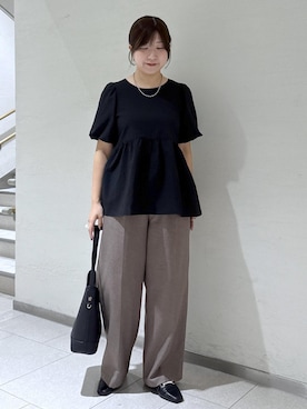 「アイテム（パンツ）」を使った、おゆきさん（レディース・165cm・20代）の秋コーディネート