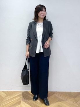 「アイテム（ジャケット/アウター）」を使った、おゆきさん（レディース・165cm）の夏コーディネート