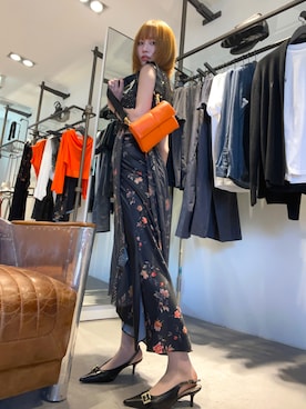 「allsaints原宿」｜Pei Chiangさん（レディース・159cm）の春コーディネート