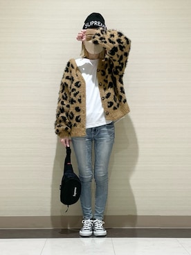 「アイテム（ボディバッグ/ウエストポーチ）」を使った、kuuuさん（レディース・155cm）の冬コーディネート