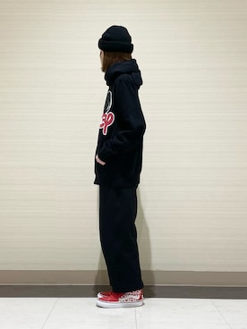 「e.m.（イーエム）のアイテム（リング）」を使った、kuuuさん（レディース・155cm）の春コーディネート