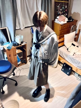 「アイテム（付け襟）」を使った、jpgz_jpgzさん（メンズ・176cm）の秋コーディネート