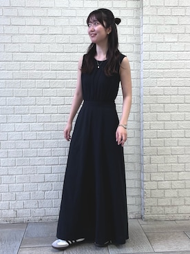 外薗杏奈さん(レディース・158cm)の春コーディネート