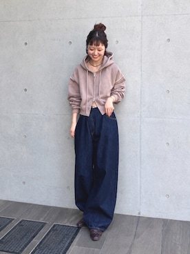外薗杏奈さん（レディース・158cm）の夏コーディネート