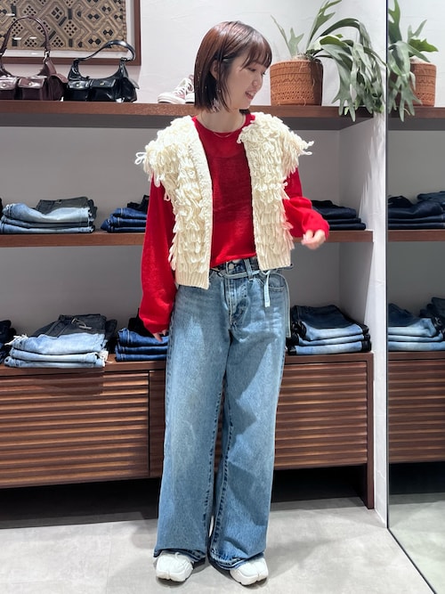 セール】Levi's別注 XL STRAIGHTダメージデニム（デニムパンツ