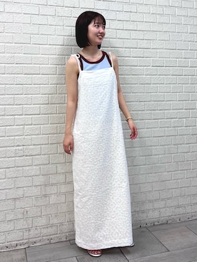 外薗杏奈さん(レディース・158cm)の夏コーディネート