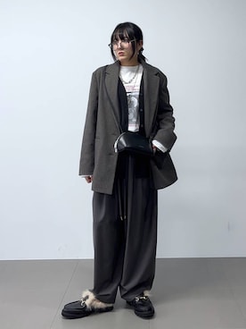 「SOAC（ソーク）のアイテム」を使った、mikuriさん（レディース・157cm）の秋コーディネート