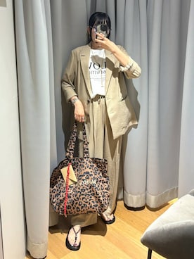 「BARNYARDSTORM（バンヤードストーム）のアイテム（ジャケット/アウター）」を使った、mikuriさん（レディース・157cm）の夏コーディネート