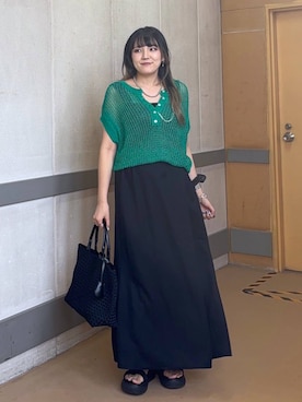 mikuriさん（レディース・157cm）の夏コーディネート