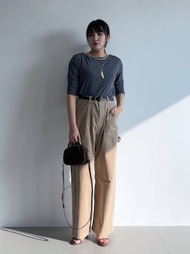 「アイテム（ブレスレット）」を使った、mikuriさん（レディース・157cm・20代）の夏コーディネート