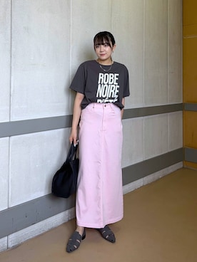 「アイテム（タンクトップ）」を使った、mikuriさん（レディース・157cm）の夏コーディネート