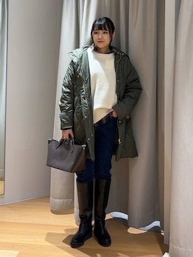 「BARNYARDSTORM（バンヤードストーム）のアイテム」を使った、mikuriさん（レディース・157cm）の秋コーディネート
