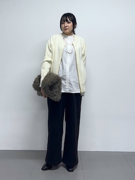 「アイテム（その他小物）」を使った、mikuriさん（レディース・157cm）の秋コーディネート